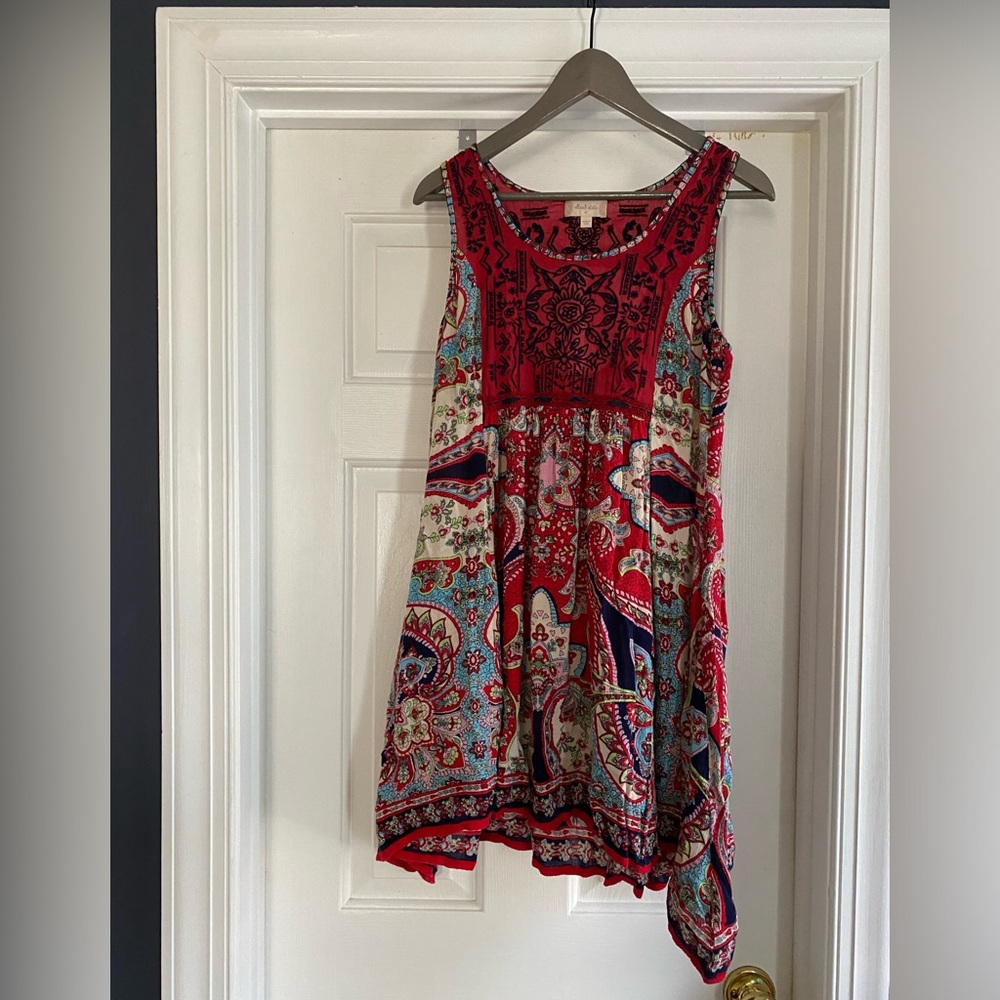 Altar'd State bandana style dress with embroidery detailing.